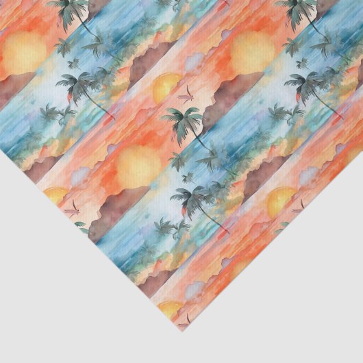 Palm Summer Tissue Paper Seidenpapier (Ausschnitt)
