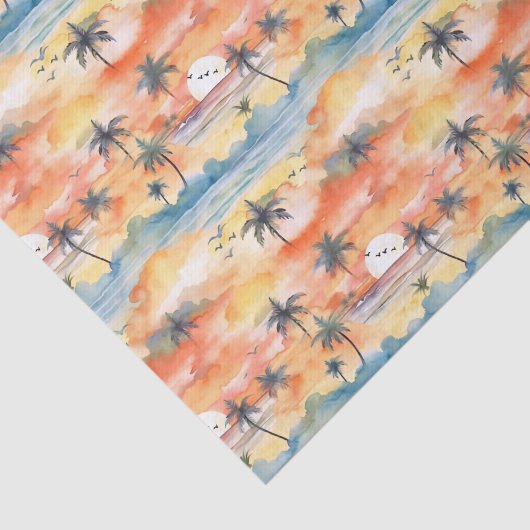 Palm Summer Tissue Paper Seidenpapier (Ausschnitt)