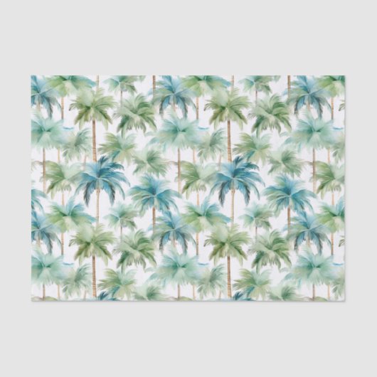 Palm Summer Tissue Paper Seidenpapier (Vorderseite)