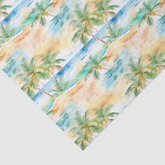 Palm Summer Tissue Paper Seidenpapier (Ausschnitt)