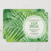 Palm Sunday Einladung (Vorne/Hinten)