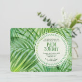 Palm Sunday Einladung (Stehend Vorderseite)