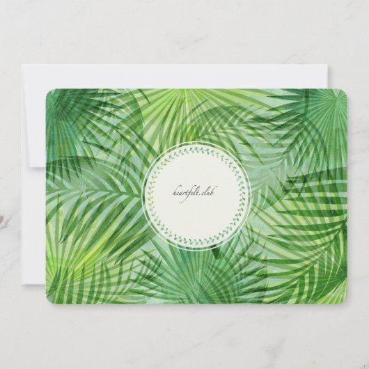 Palm Sunday Einladung (Rückseite)