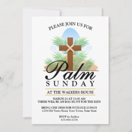Palm Sunday Einladung