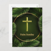 Palm Sunday Feiertagspostkarte (Vorne/Hinten)