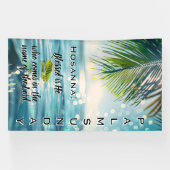 Palm Sunday Hosanna Scripture  Banner (Horizontal)