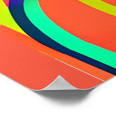 Palm Sunday Ken Gage Tropical Retrowave Poster (Ecke)