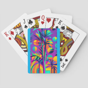 Palm Sunday Ken Gage Tropical Retrowave Spielkarten