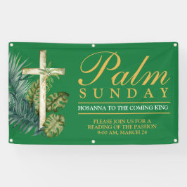 Palm Sunday Outdoor Hanging Banner