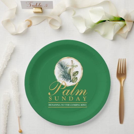 Palm Sunday Pappteller (Hochzeit)