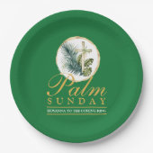 Palm Sunday Pappteller (Vorderseite)