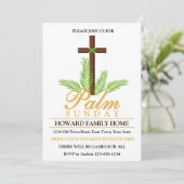 Palm Sunday Party Einladung (Stehend Vorderseite)