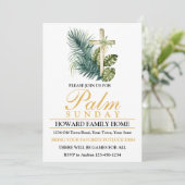 Palm Sunday Party Einladung (Stehend Vorderseite)