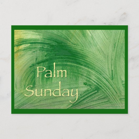 Palm Sunday Postcard Postkarte (Vorderseite)