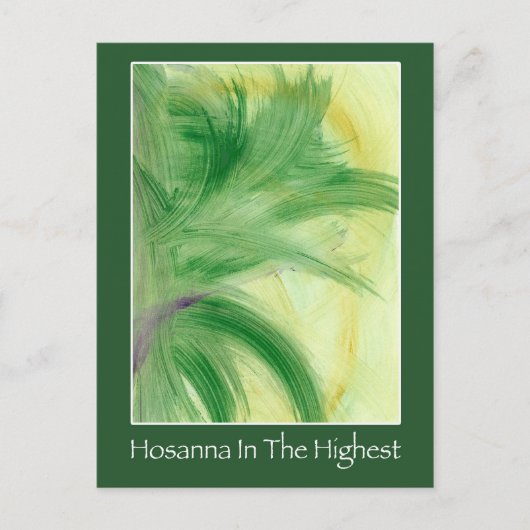 Palm Sunday Postcard Postkarte (Vorderseite)