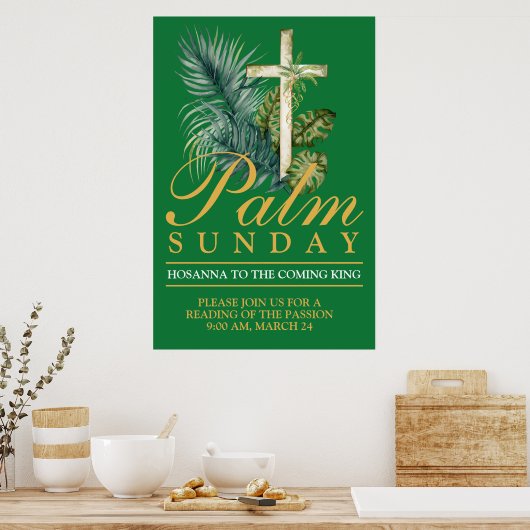 Palm Sunday Poster (Küche)