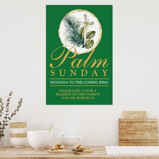 Palm Sunday Poster (Küche)