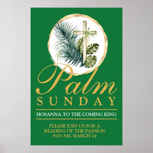 Palm Sunday Poster (Vorne)