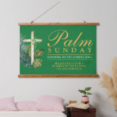 Palm Sunday Wandteppich Mit Holzrahmen (Schlafzimmer)