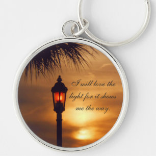 Palm Sunset Lantern individuell anpassbare Schlüss Schlüsselanhänger