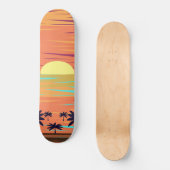 PALM SUNSET SKATEBOARD (Vorderseite)