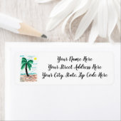Palm Tree Address Labels (30 Etiketten pro Blatt) (Insitu)