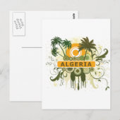 Palm Tree Algeria Postkarte (Vorne/Hinten)