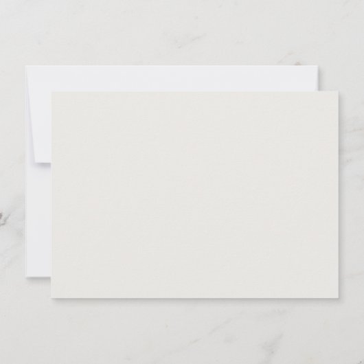 Palm Tree and Beach Wedding Probe Einladung (Rückseite)