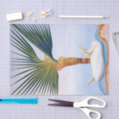 Palm Tree and Bird von Joseph Stella Seidenpapier (Handwerk)