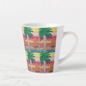 Palm Tree and Sailboat Milchtasse (Rechts)