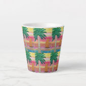 Palm Tree and Sailboat Milchtasse (Vorderseite)