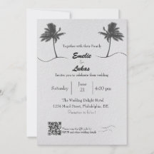 Palm Tree and Seashells Arch Foto Wedding