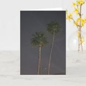 Palm Tree And Star ⭐️  Karte (Gelbe Blume)