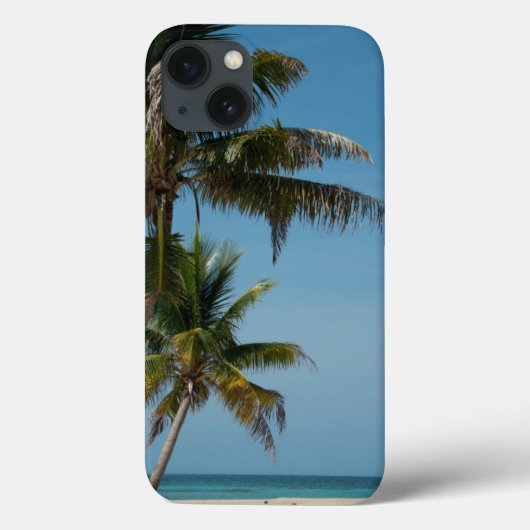 Palm tree and White Beach Case-Mate iPhone Hülle (Rückseite)