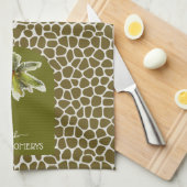 Palm Tree Animal Print Geschirrtuch (Viertel Falte)