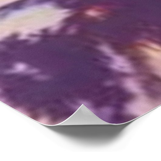 Palm Tree Art Foto Print Poster (Ecke)