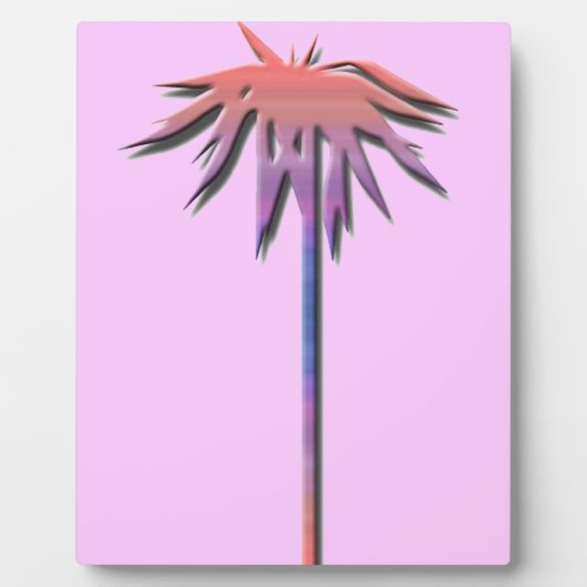 Palm Tree Art Fotoplatte (Vorderseite)