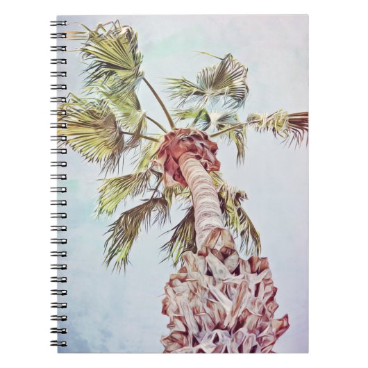 Palm Tree Art Journal Notizblock (Vorderseite)