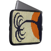 Palm Tree Artisan Crochet Print Electronics Bag Laptopschutzhülle (Vorne Rechts)