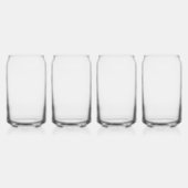 Palm Tree Bachelorette Personalisierter Name Dosenglas (Links)