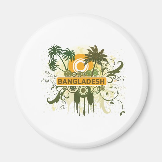 Palm Tree Bangladesh Magnet (Vorne)