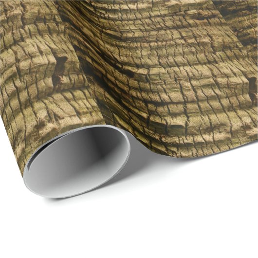 Palm Tree Bark Geschenkpapier (Rolleneckpunkt)
