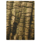 Palm Tree Bark Klemmbrett (Rückseite)