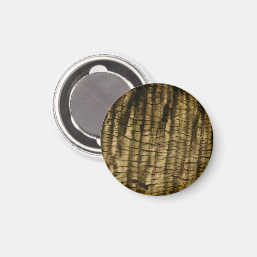 Palm Tree Bark Magnet (Vorderseite/Rückseite)