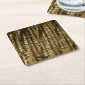 Palm Tree Bark Rechteckiger Pappuntersetzer (angewinkelt)