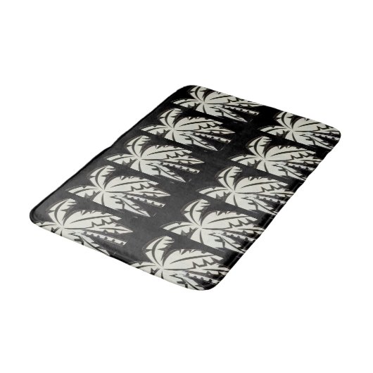 Palm Tree Bath Mat Badematte (Schrägansicht)