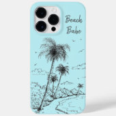Palm Tree Beach Case-Mate iPhone Hülle (Rückseite)