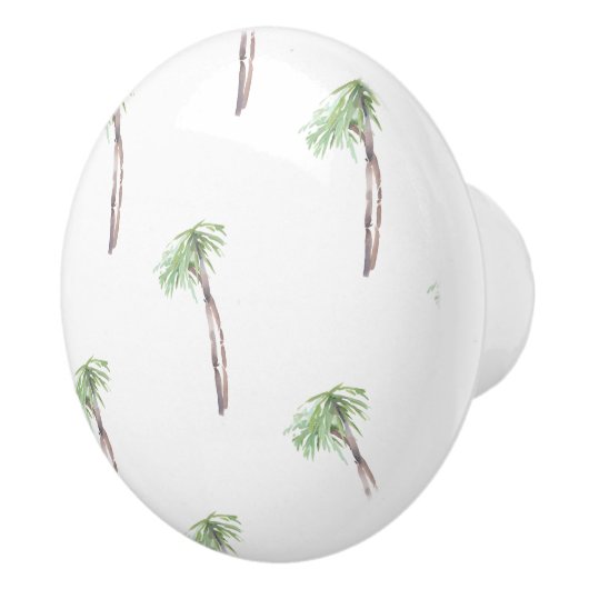 Palm Tree Beach House Keramikknauf (Rechts)