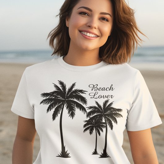 Palm Tree Beach Lover Tropical T-Shirt