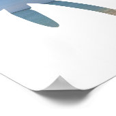 Palm Tree Beach Ocean Foto Printing Poster (Ecke)